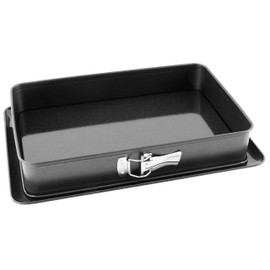 Frieling USA Zenker Rectangular Springform, Enamel Bottom, 15-Inch by 10-Inch