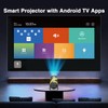 Mini Portable Projector with WiFi 6 and Bluetooth 5.0 Smart