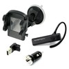 SuperTooth Mono Wireless Bluetooth Headset and Adjustable Universal Mount/Charger Pack
