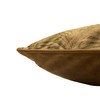 Paoletti Cheetah Forest Cushion Cover, Gold, 30 x 50cm