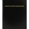 BookFactory Inventory Controlled Substances Log Book/Journal/Logbook, Black Hardbound (XLog-120-7CS-A-L-Black(Inventory Controlled