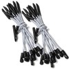 20 Elastic Shock Cord Bungee Toggle Tie Down Fixings -