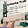 2pc Siding Installation Kit, Compatible with 5/16-Inch Fiber Cement Sidings,
