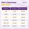 Kes-Vir Men's Penguin Board Eco-Shorts, with Built-in Waterproof Inner Briefs