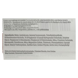 Neutrogena Clear Coverage, Color Correcting Concealer, Deep Peach (Dark Spots), 0.24 fl oz (7.1 ml)