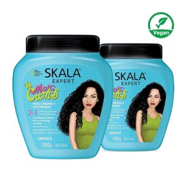 2x SKALA 2 in 1 for Curly Hair Treatment Hair growth strength repair  volume Hydrate Conditioner Shampoo Haircare Cleanser Moisture