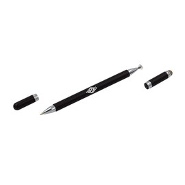 WEDO 2617001 Tablet Pen 3 for All | Stylus Pen with Disc Tip, Ballpoint Pen and Touch Tip | Versatile | for Precise Work on Tablet | Blue Refill | Black