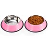Podinor Stainless Steel Dog Bowls, Food and Water Non Slip