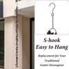 8.5 FT Rain Chain, Leaves Rain Chains for Gutters and