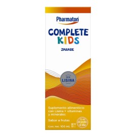 Jarabe Con Lisina Complete Kids 100ml Sabor Frutas Pharmaton
