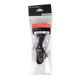 SilverStone SST-PP07-BTSBR; 4pin to 4 SATA_300mm, black red