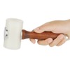 Leather Nylon Mallet, T Shape Wood Leather Carving Mallet Hammer