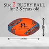 Foriox International Rugbyball (Orange, Size 2)
