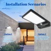 MASLED Solar Security Lights Outdoor Motion Sensor | Remote Control,