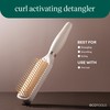 EcoTools Curl Activating Detangler Hairbrush, Gently Detangle Wet Hair, Style,