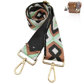 Wide Purse Strap Replacement Crossbody,Adjustable 2" Wide Shoulder Strap