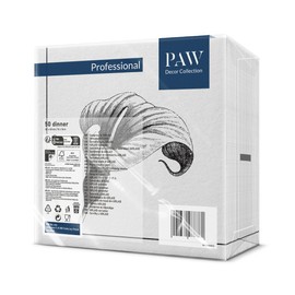 PAW - Airlaid Napkins - Fabric-Like (40 x 40 cm) I Pack of 50 I For Funeral Party, Funeral, Farewell I High-Quality Table Decoration Fabric Napkins - Memory Flower I Memory Flower