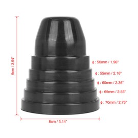 X AUTOHAUX Dust Cover Fog Light for Car 50 mm 55 mm 60 mm 65 mm 70 mm Pack of 2