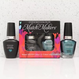 CUCCIO Veneer Match Makers - DUBLIN EMERALD ISLE 6080 Gel & Nail Lacquer Duo Kit