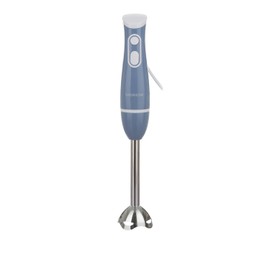 KASANOVA 1 immersion mixer steel W200 blue, ABS plastic, 18/10 stainless steel, electronic components