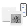 SwitchBot WiFi Hygrometer Thermometer with Hub, Dewpoint/VPD/Absolute Humidity Meter, Indoor