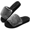 COFACE Plush Slippers Women's Fur Slippers Cosy Slides Women's Slippers