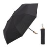 THANKO MNAL25CBK Folding Parasol, 3 Seconds, Easy to Fold, Rain