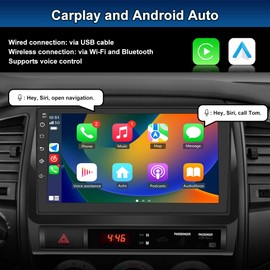 Votheon Android 13 Car Radio for Toyota Tacoma 2005-2015 with GPS Navigation Carplay Android Auto 2G+32G 9 Inch IPS Touch Screen Bluetooth FM AM Radio SWC Backup Camera