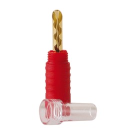 Dynavox High End Banana Plug - Red - Middle Mount