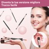 20 Pezzi Set Pennelli Trucco Professionale, Kit Completo con Pennello
