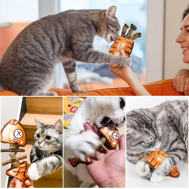 Havenfly Juguete Interactivo para Gatos en Forma de Pez -