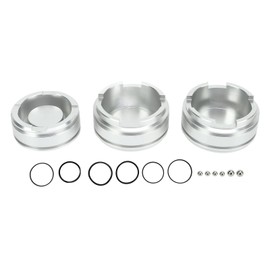 Aramox Transmission Accumulator Piston Kit, Pinless Accumulator Piston Kit FWD 1‑2 and 3‑4 High Strength for 4L60E 4L65E 4L70E Transmission