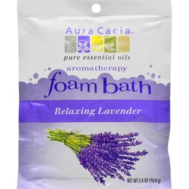 Aura Cacia - Foam Bath Relaxing Lavender - 2.5 oz - Case of 6