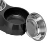 Stainless Steel Nonslip Double Pet Bowls Household Food Water Feeder