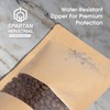 Spartan Industrial - 5" X 8" Kraft Zip Top Food