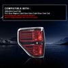 Left Tail Light Assembly, Compatible With Ford F150 2009-2014(NOT Fit