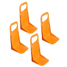 cmy select Car Luggage Fix Stopper Trunk Keeper Trunk Room Luggage Room Magic Tape Partition Car Supplies (Set of 4 Orange Luggage Stoppers)