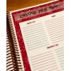 Handmade Christmas Holiday Meal Planner for use with the Erin