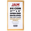 JAM PAPER #5.5 Coin Recycled Business Envelopes with Peel and