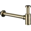 RANDOM Brass Contemporary Round Bottle P Trap 1 1/4,Basin Sink