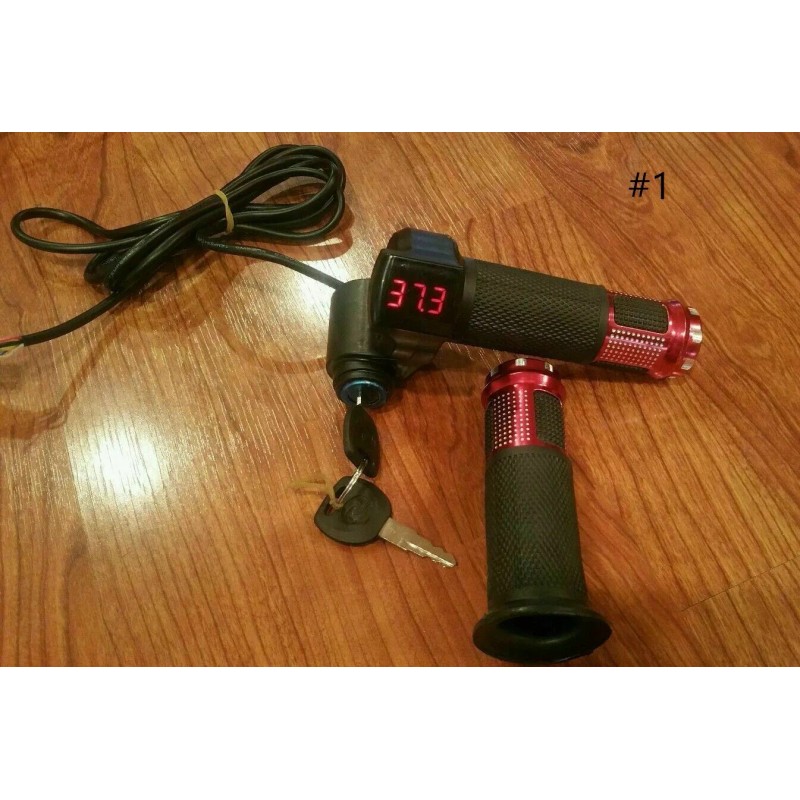 universal E Bike electric scooter 60v Throttle with Key Digital