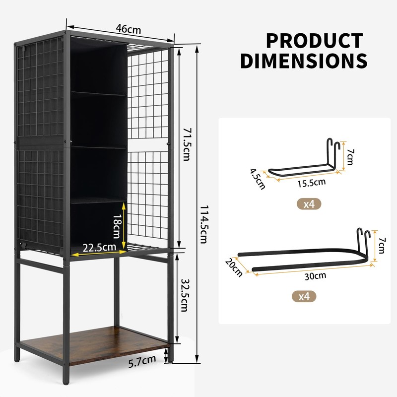 Meangood Hat Holder Stand, 5 Tier Big Capacity Hat Organzier