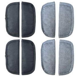 2 Pairs Car Seat Covers, Car Seat Belt Cushion Covers, Backpack Shoulder Pads, Stroller Seat Belt Shoulder Cushion Covers