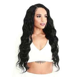 Royal Zury Weave Natural Dream Silk Press Clip On 7Pcs Ocean Wave 18" (NATURAL BLACK)