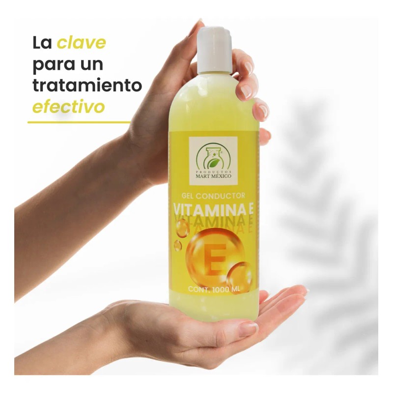 Gel Conductor con Vitamina E para Aparatología Profesional, 1 L
