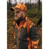 Pinewood 2-Colour Camouflage Cap for Driven Hunting in Signal Oragne