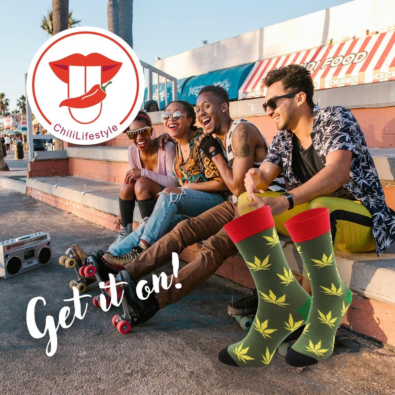CHiLI Lifestyle Socks - Funny Socks Colourful Socks Funny Socks