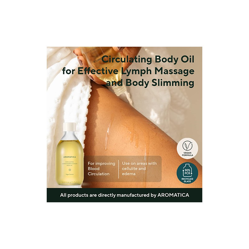 AROMATICA [AROMATICA]Circulating Body Oil Juniper Berry & Ginger 100ml