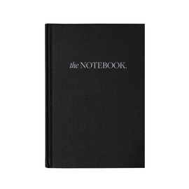 The Notebook by Roxie Nafousi | Reflection Journal for Manifesting | A5 Blank Journal Notebook with Black Hardbound Woven Cover
