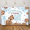 Rcoaror Our Little Cookie is Turning One Backdrop Cookies and
